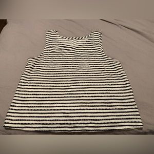 Max Studio Black and cream tank top size XL